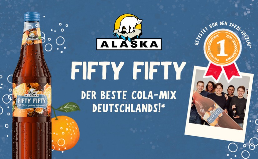 ALASKA Fifty Fifty auf Platz 1 im großen Verbrauchertest!